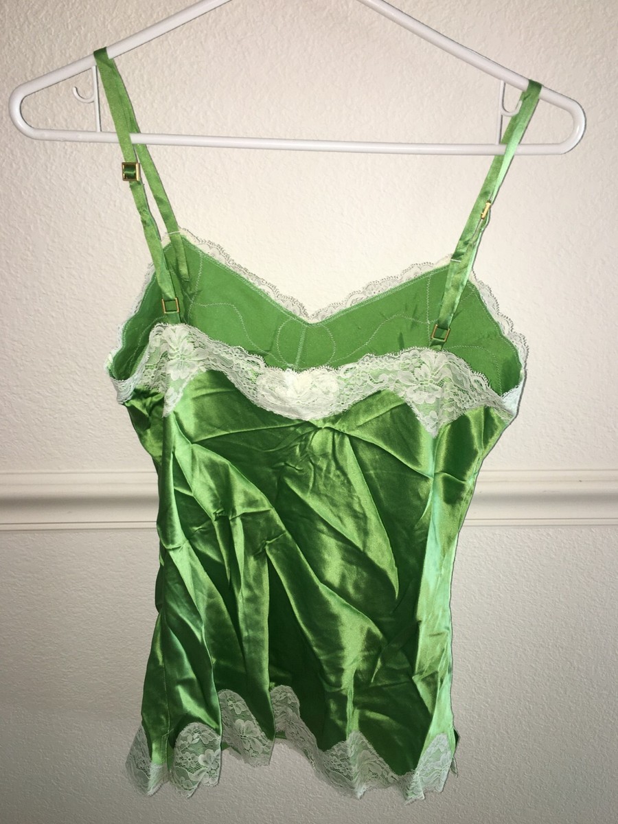 【I.D. SARRIERI】lace-trimmed silk-blend satin camisole Shop Silk Lace Camisoles and Chemises Collection - I.D. Sarrieri