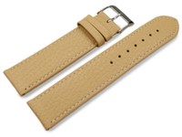 XL Uhrenarmband Weiches Leder Genarbt Vanille 12Mm 14Mm 16Mm 18Mm 20Mm 22Mm