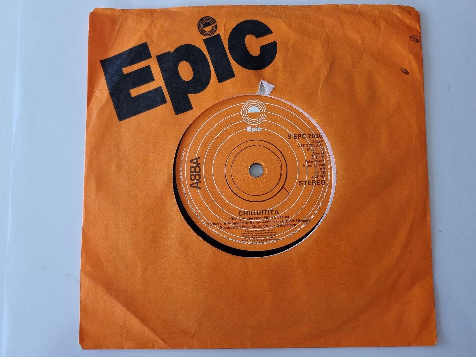 7"" Single ABBA - Chiquitita/ Lovelight Vinyl UK