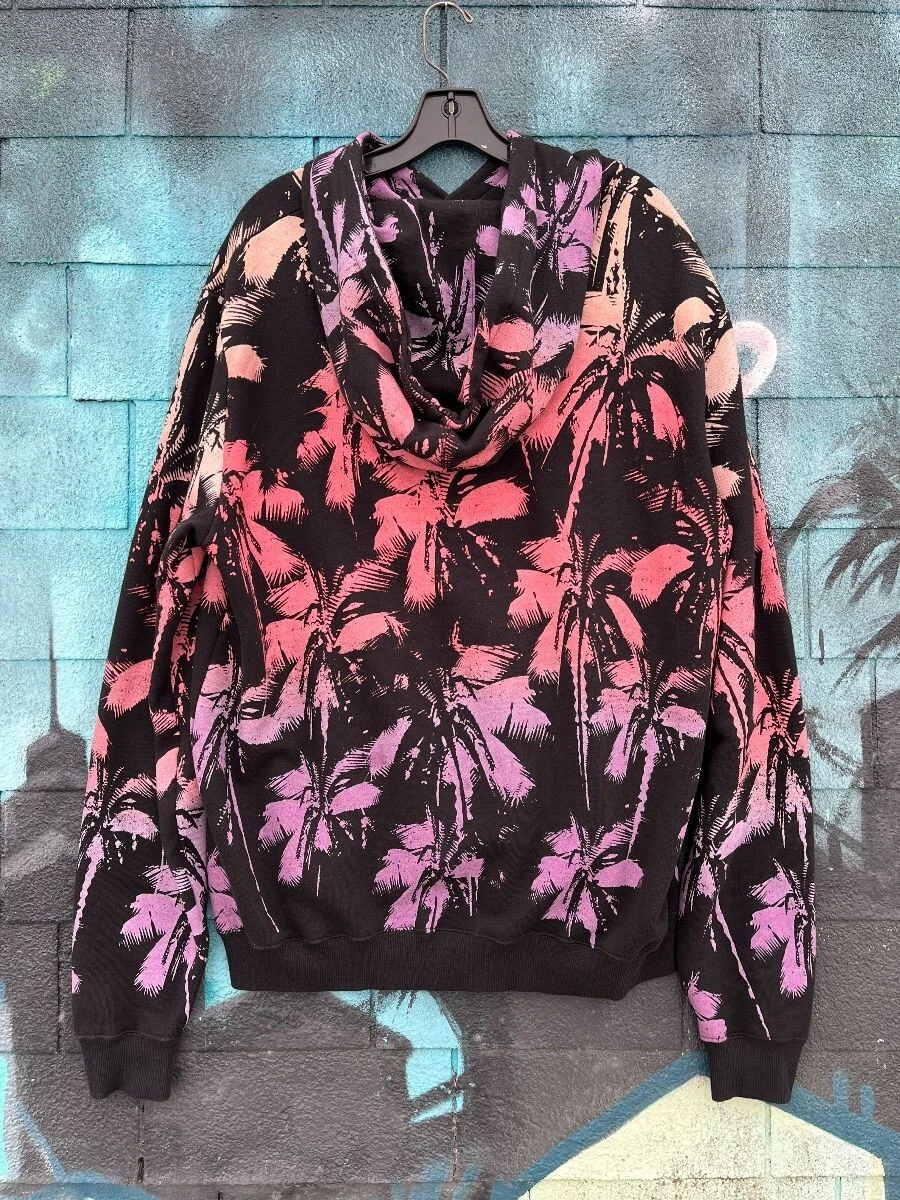 Saint laurent palm tree hoodie hot sale