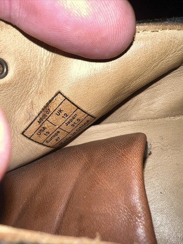 RARE Callaway HX Tour Men’s Sz 13 Lace Up Brown Leather Golf Shoes M505-07 Nice - Picture 14 of 14