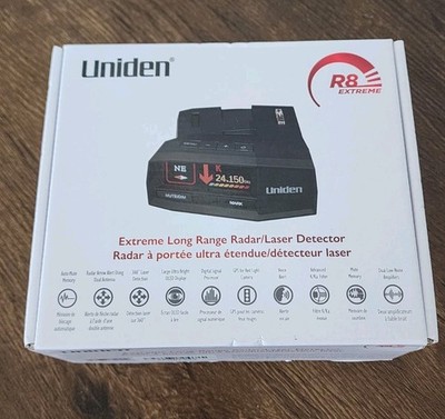 UNIDEN R8 Extreme Long-Range Radar/Laser Detector, Dual-Antennas Front & Rear...