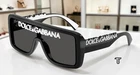 DOLCE & GABBANA DG6204 L50187 Black Dark Grey 34 mm Unisex Sunglasses
