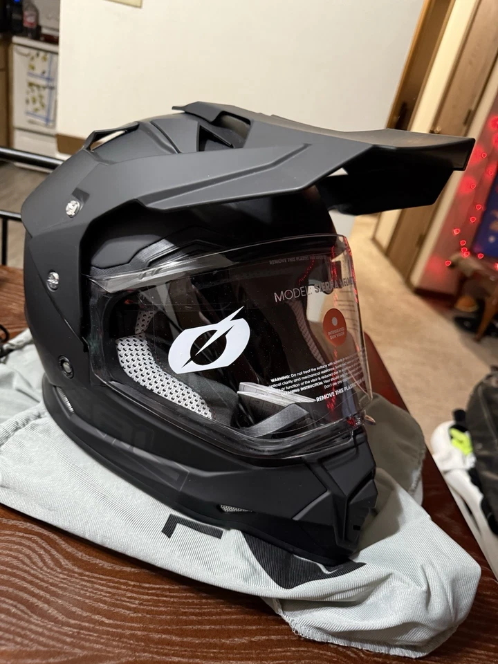 Casco de aventura deportivo doble O’Neal Sierra II mate plano negro XXL Foto 4 de 4