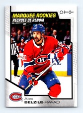 #645 2020-21 O-Pee-Chee Marquee Rookies  Alex Belzile RC Montreal Canadiens