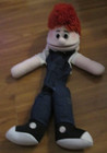 1993 Puppet Partners Classic Hand Puppet FULL BODY ROUGH TOUGH RED HEADED BOY — photo 1