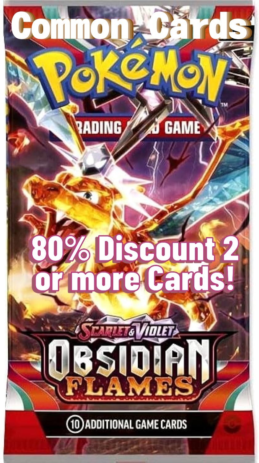 Pokémon TCG SV: Obsidian Flames - Choose Your Card! - Pack Fresh - 80% Discount
