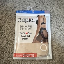 Cupid Waistline Shortie Shapewear L Beige Firm Control Booty Lift Panel