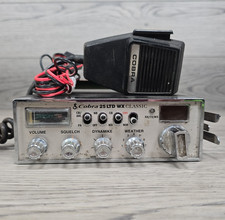 Cobra 25 LTD WX Classic CB Radio Weather Alert Mic Power Wire Mounting Bracket