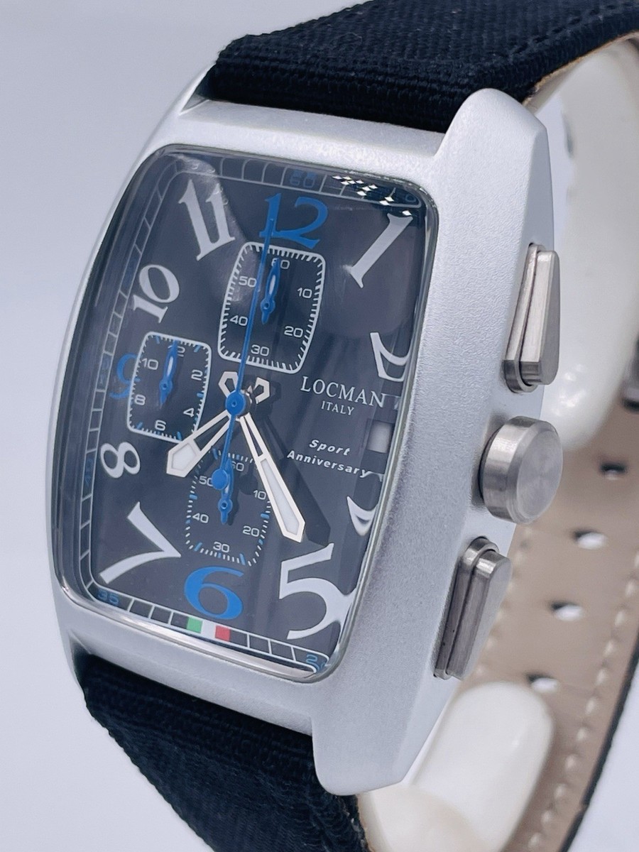 Locman Sport Chronograph Anniversary 0470KK/370 Aluminum Watch New