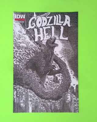 Godzilla in Hell #1 - 2nd print IDW Publishing Variant High Grade B88-196