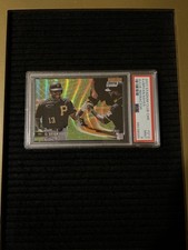 2021 Topps Stadium Club Chrome Kebryan Hayes Wave Refractor SP Rookie PSA 9
