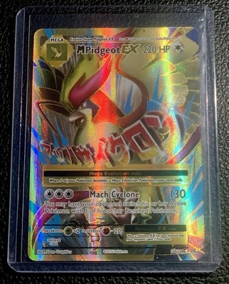 M Pidgeot EX Evolutions  Ultra Rare  Holo Pokemon Card 105/108 NEAR MINT  
