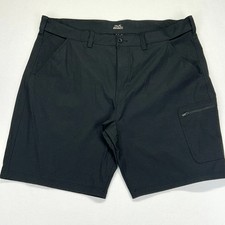 Huk Fishing Next Level Black 10" Men's Medium Cargo Shorts - H2000171
