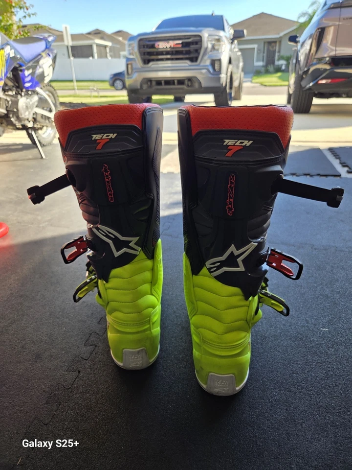 Botas Alpinestars Tech 7 MX para hombre, talla 12 Foto 2 de 4