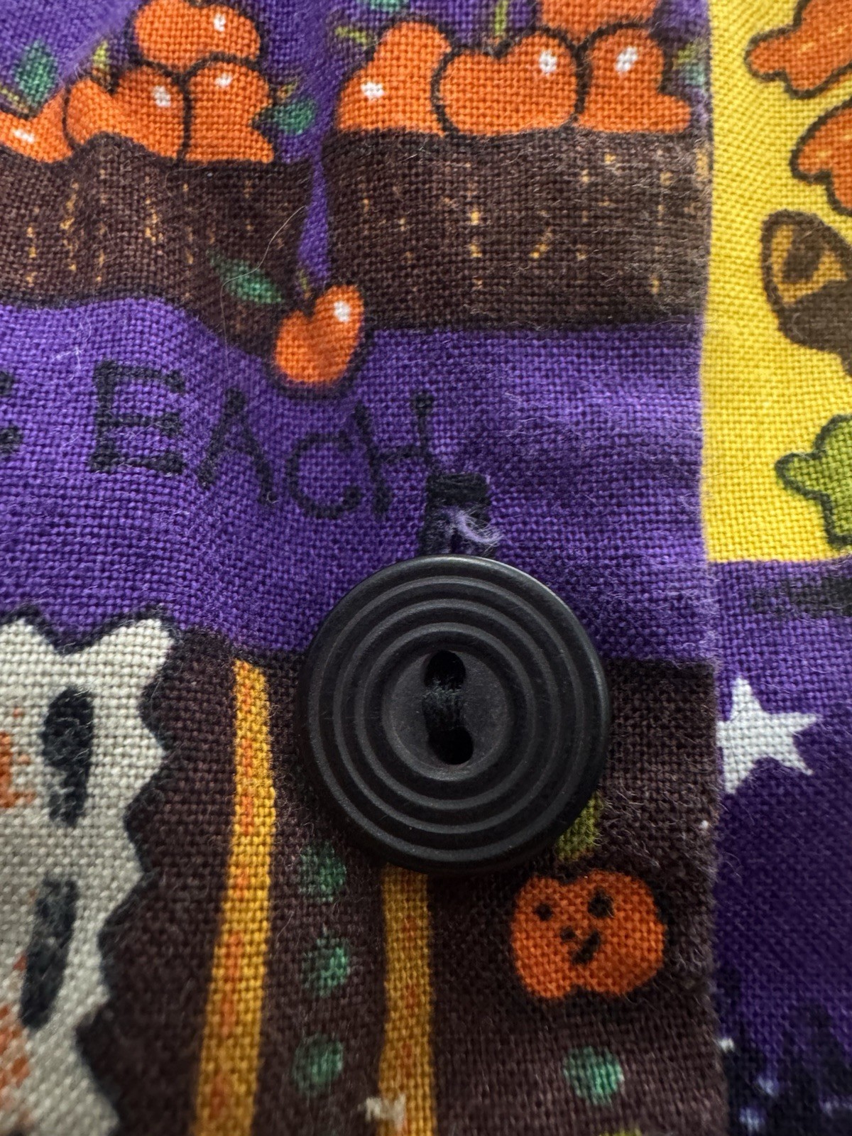 Basic Editions Halloween Patchwork Vest Women’s 1… - image 3