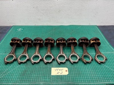 10-13 JAGUAR XF XJ 5.0L AJ133 V8 ENGINE PISTON CONNECTION ROD SET OF 8 ITEM OEM