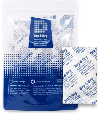 30 Gram 20 Packets Silica Gel Packets Desiccants Silica Packets - Rechargeabl