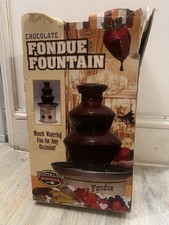 Prima Chocolate Fondue Fountain Electric With Original Box And Instructions