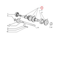 Albero PrimäR Getriebe Fiat Uno - Fiorino - Duna Original 7765068
