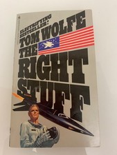The Right Stuff by Tom Wolfe 1980 1st Bantam Printing VG