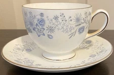 Wedgwood Belle Fleur Footed Cup and Saucer Set Multiples Available