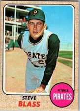 1968 Topps - High # Steve Blass #499 - Pittsburgh Pirates