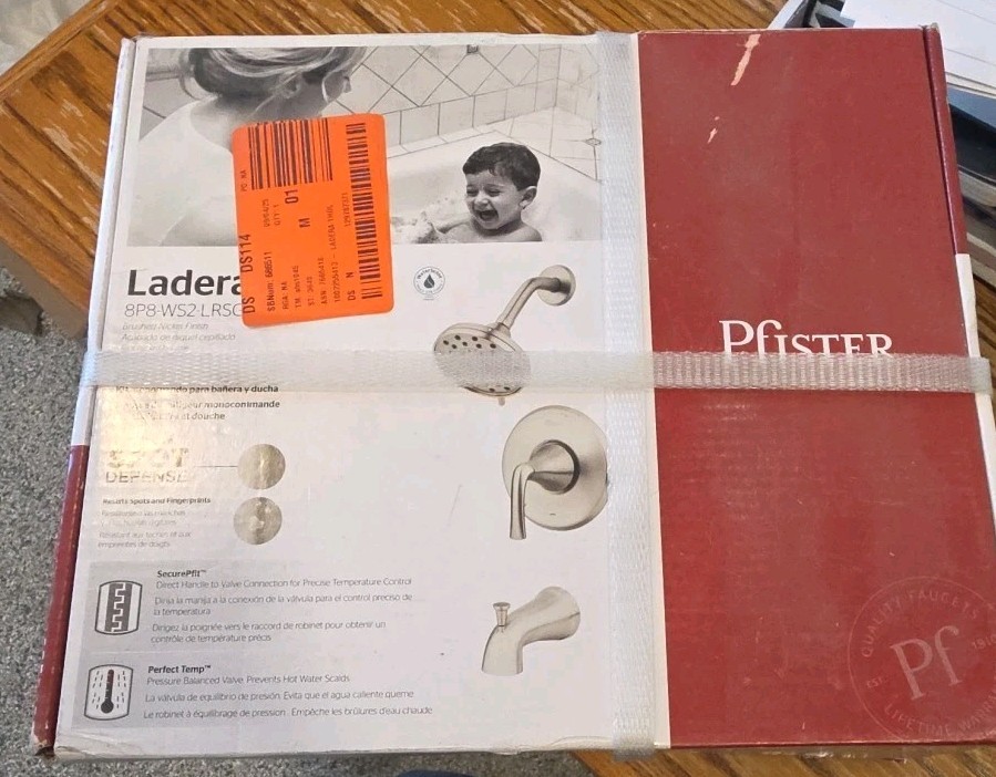 Pfister Jaida 1-Handle Tub & Shower Faucet -  Spot Defense Brushed Nickel...