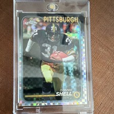 Topps 2024 Chrome X-Fractor Donnie Shell #167 Steelers Football Card
