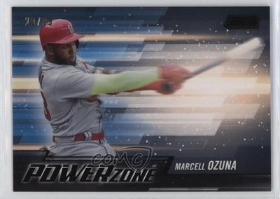 2018 Topps Stadium Club Power Zone Black 20/99 Marcell Ozuna #PZ-MO 0c6