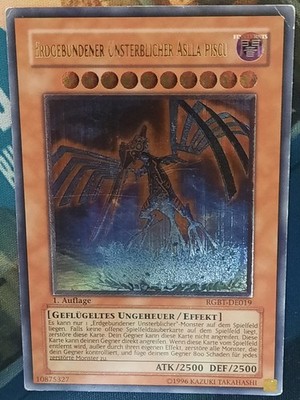 Erdgebundener Unsterblicher Aslla piscu RGBT-DE019 1st Ultimate Rare DE VG YGO