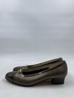 Salvatore Ferragamo Brown Leather Pumps W 6 — photo 1