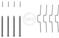 A.B.S. 1245Q ZubehöRsatz, Scheibenbremsbelag Hinten FüR Abarth Alfa Romeo BMW