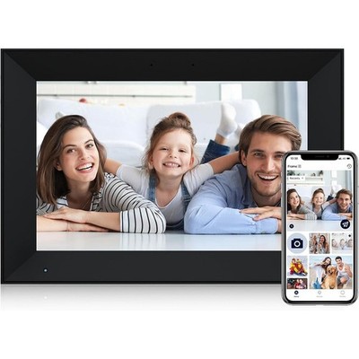 Frameo 10,1'' WiFi Digitaler Bilderrahmen 1280 x 800 HD IPS  Touchscreen 32GB
