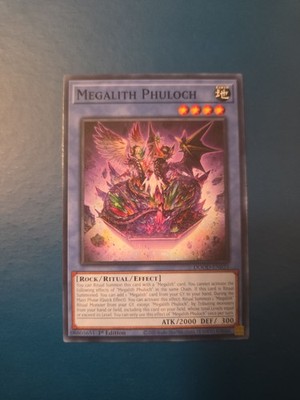 YuGiOh Megalith Phuloch DOOD-EN033 Common 1st Ed TCG Card