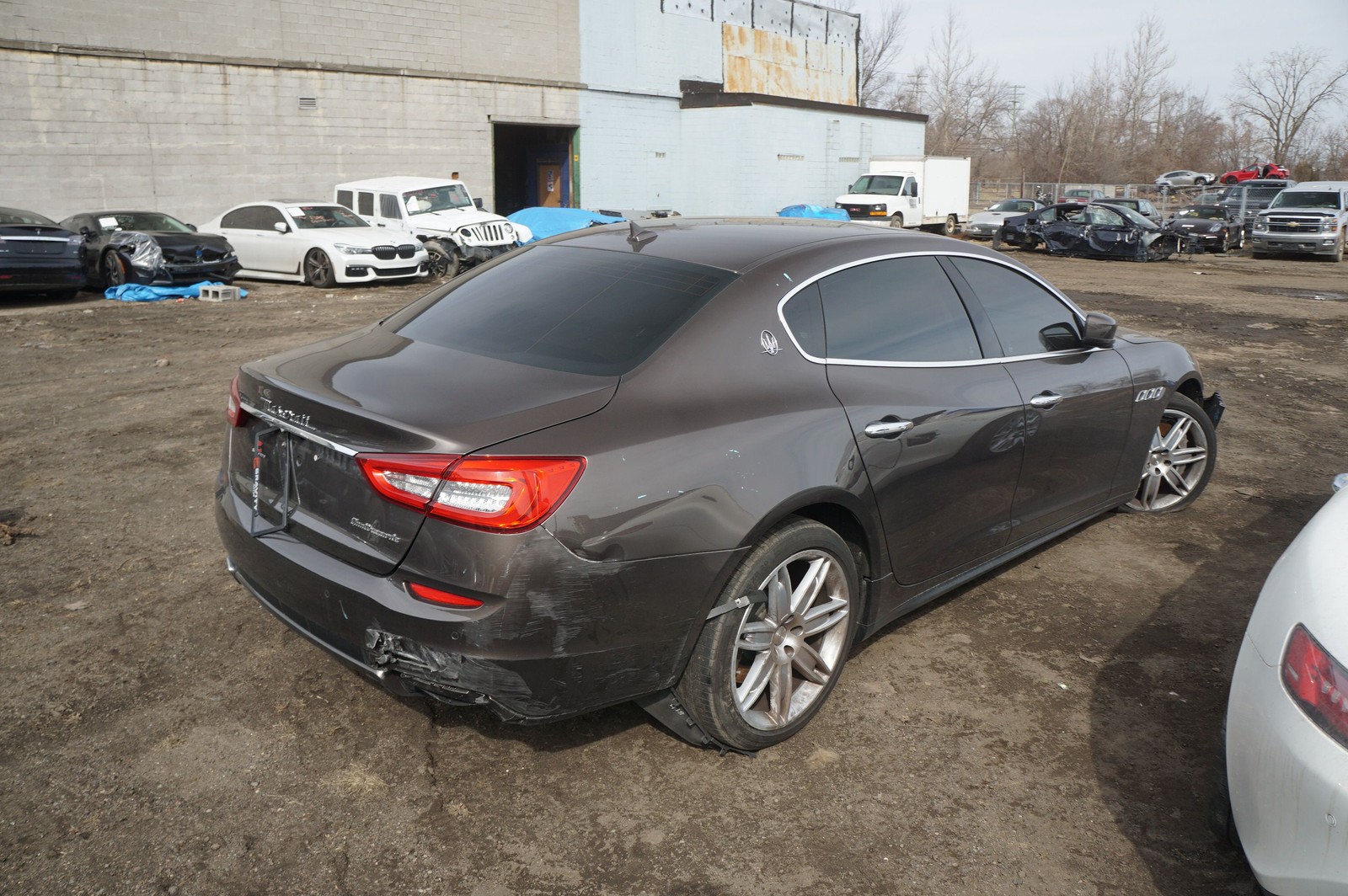 Right Passenger Door Mirror Assembly Brown OEM Maserati Quattroporte 2013-2016