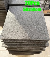 20x Carpet Tiles 5m2 Box Heavy Commercial Retail Office Premium Flooring UK GREY