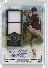 2025 Boys of Summer Prospect Material Signatures 56/99 Tyson Neighbors Auto pe8