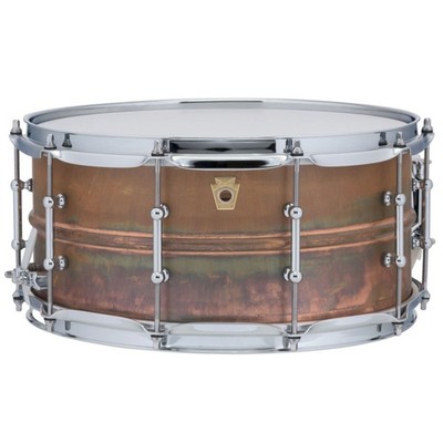 Ludwig Copper Phonic Snare LC663T, 14''x6,5'', Raw Copper - Snare Drum