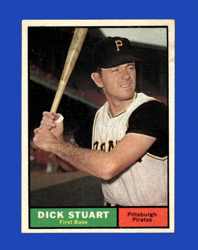 1961 Topps Set-Break #126 Dick Stuart EX-EXMINT *GMCARDS*