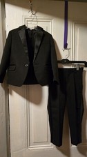 Boys Nautica Black Tuxedo Sz 4 Ret 65