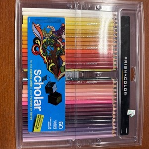 Prismacolor 92808HT Scholar Colored Pencils, 60-Count BRAND-NEW! Art Artist