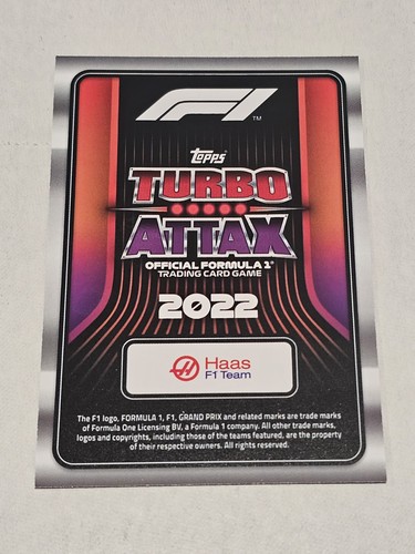 2022 Topps Formula 1 Turbo Attax #96 Mick Schumacher - Picture 2 of 2