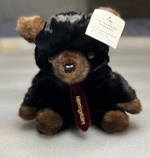 Vintage Bloomingdale's Mink Fur Teddy Bear. Produce Hong Kong. Pre-Owned