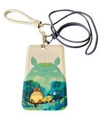 My Neighbor of Totoro on Tree Lanyard Neck Strap ID Card Badge Case Pass Holder