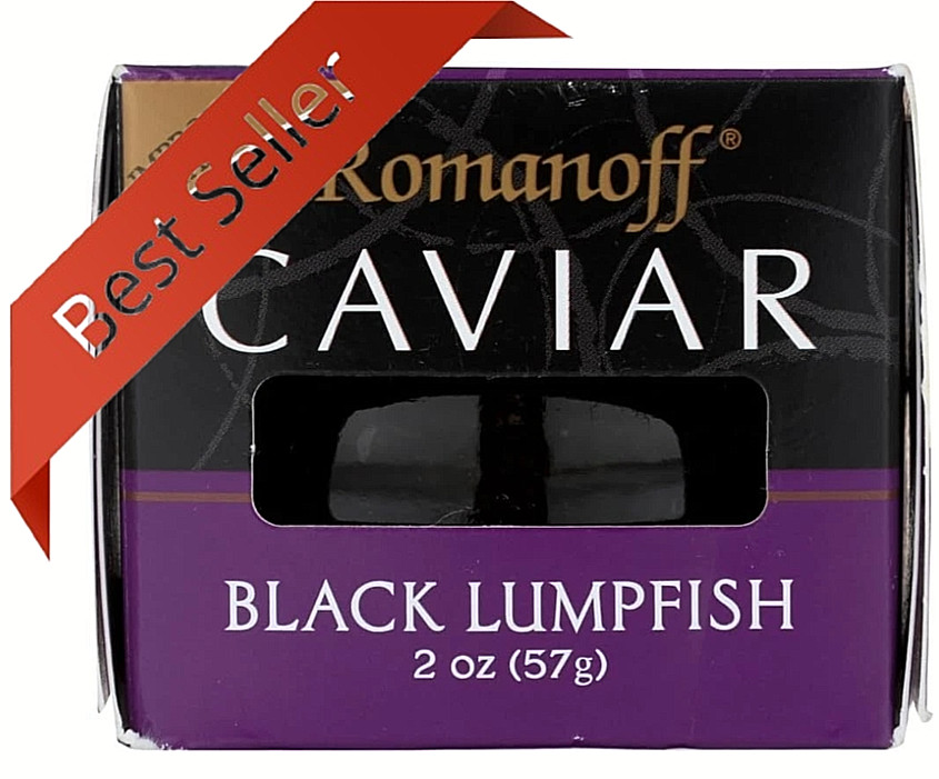 Romanoff 2 OZ. Caviar Black Lumpfish - El último ingrediente gourmet