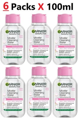 Garnier SkinActive Micellar Water Sensitive Skin-Fragrance Free ( 6PacksX100ml )