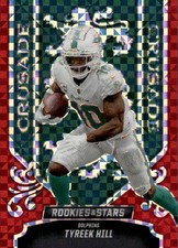 2023 Panini Rookies & Stars Tyreek Hill #CR-16 Crusade Red Plaid Miami 30J