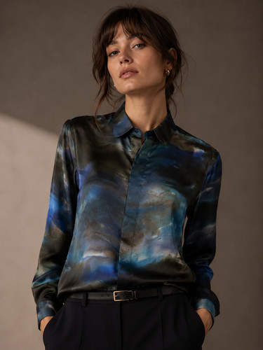 Patrik Ervell Watercolor Button Down