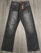 Vintage Southpole Baggy Y2k Jeans Dark Fade Wash Hip Hop Men 30x30 Dead Stock